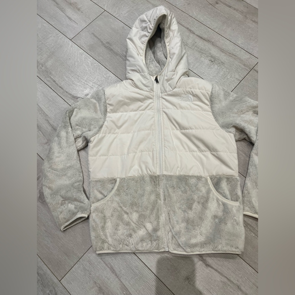 The North Face Kids' Cozy Fleece & Puffer Jacket - Ivory